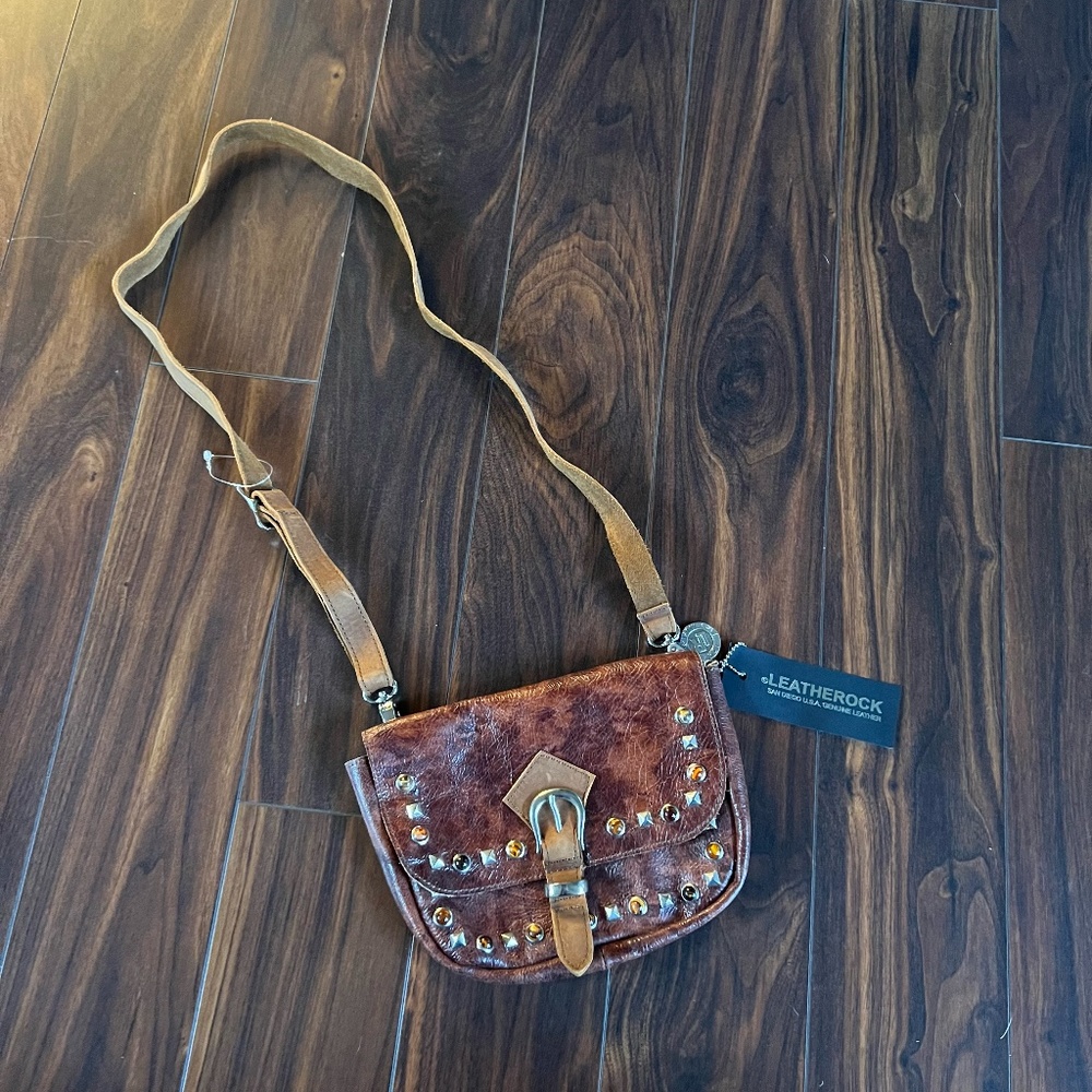 Leather Rock Bag